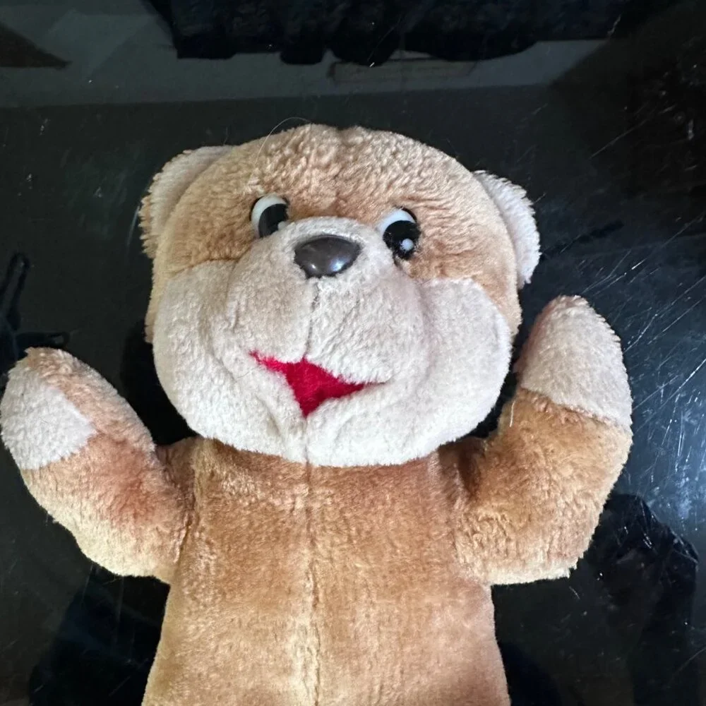 Vintage 1980s Shoney Bear Plush Toy 9" Beige Brown Soft Stuffed Animal Collectib - Picture 4 of 8